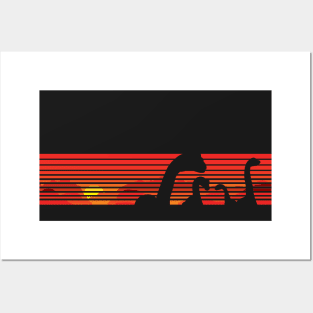 Retro Energy Stripes Posters and Art